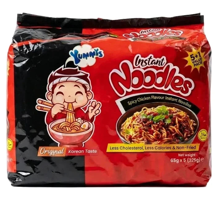 Yummy noodles spicy chicken flavour