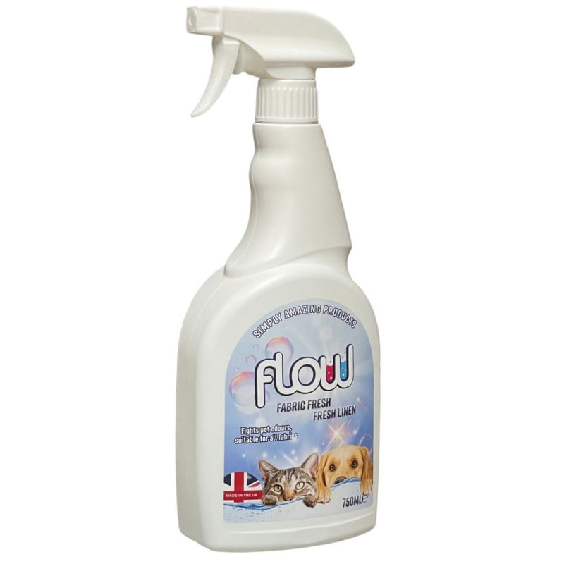 Flow pet fabric spray
