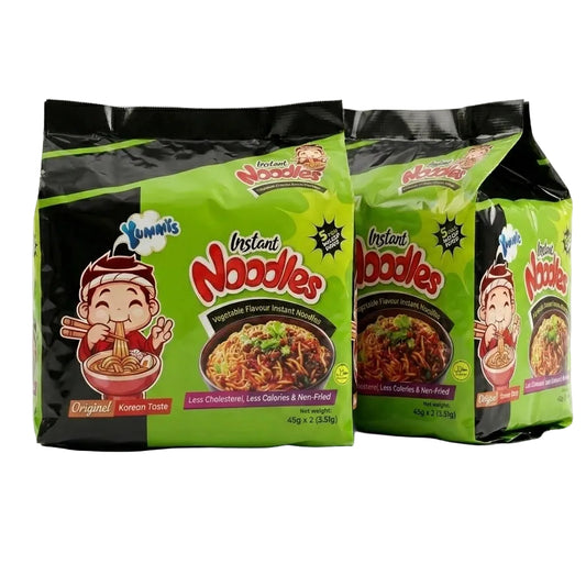 Yummy noodles vegetable flavor